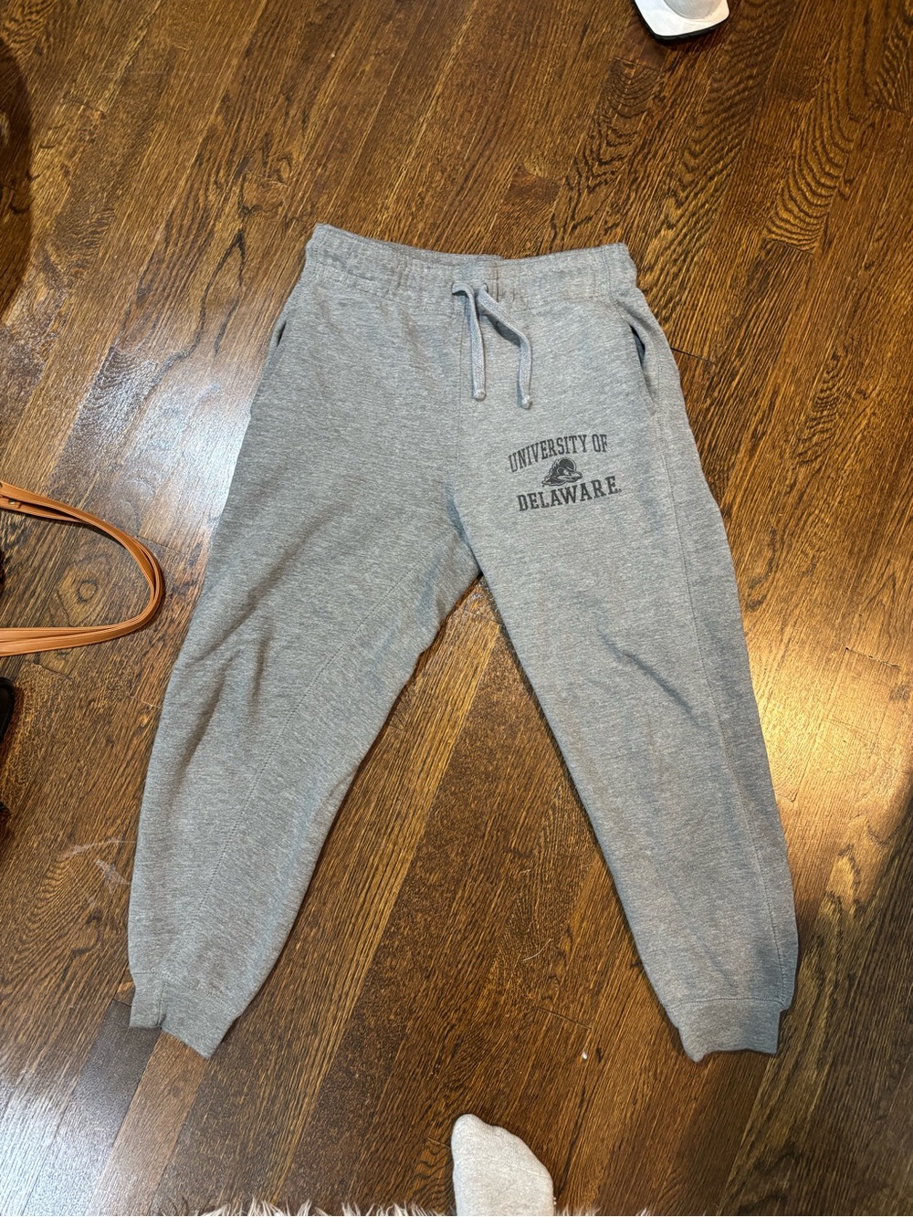 MV Sport Gray Track Joggers with Drawstring